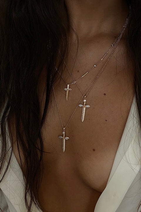 Flora Dagger Necklace