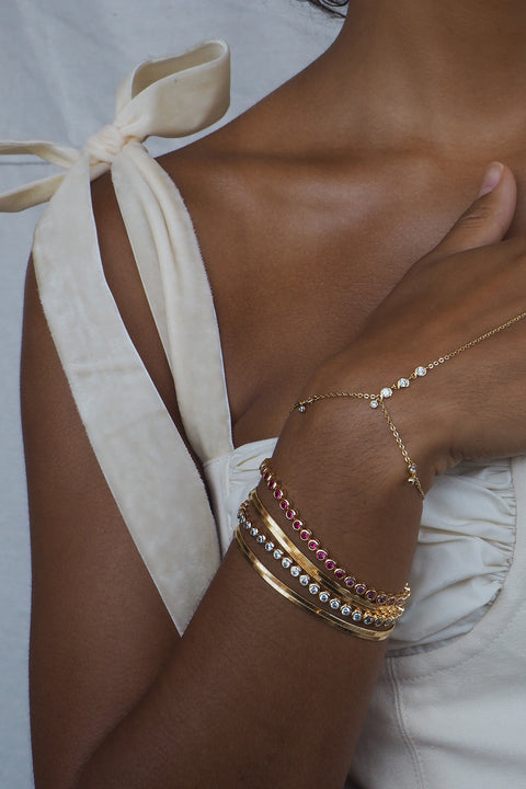 Ruby Reese Tennis Bracelet