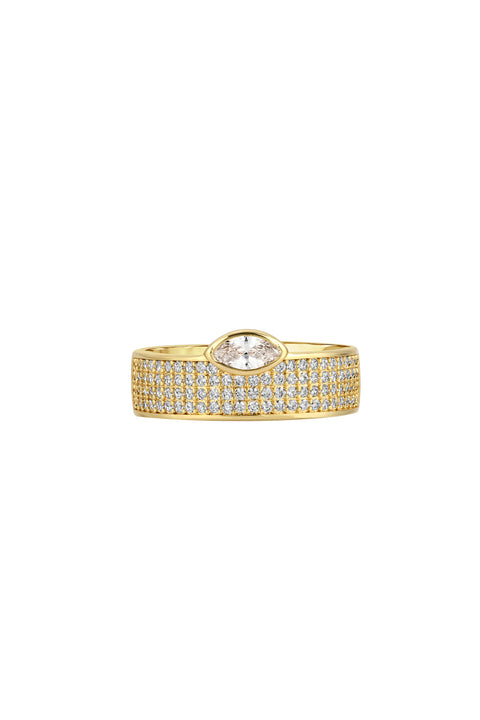 Finish - Gold | Style - Pave